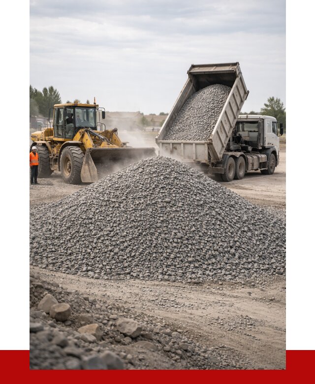 Купить щебень с доставкой в Шарыпове от 2526 руб. | ПРОНЕРУДШрп