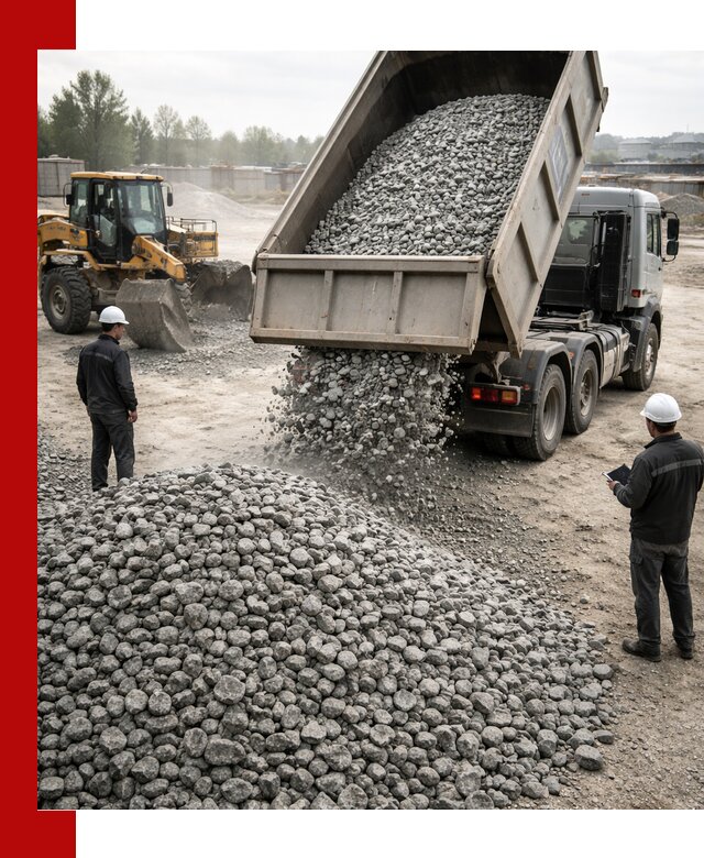 Доставка гранитного щебня фракции 20-40 в Шарыпове