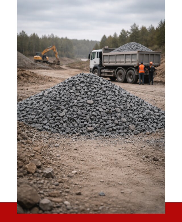 Щебень габбро диабаз фракция 40-70 в Шарыпове от 2223 р-ПРОНЕРУДШрп