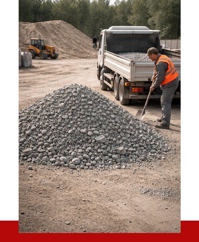 Гравийный щебень фракция 5-10 в Шарыпове от 2223 р. | ПРОНЕРУДШрп