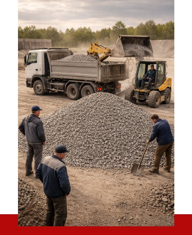 Гравийный щебень фракция 5-20 в Шарыпове от 2425 р. ПРОНЕРУДШрп