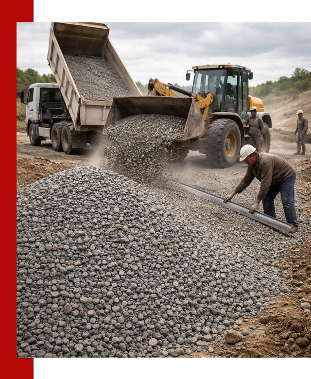 Гравийный щебень фракция 5-20 с доставкой в Шарыпове