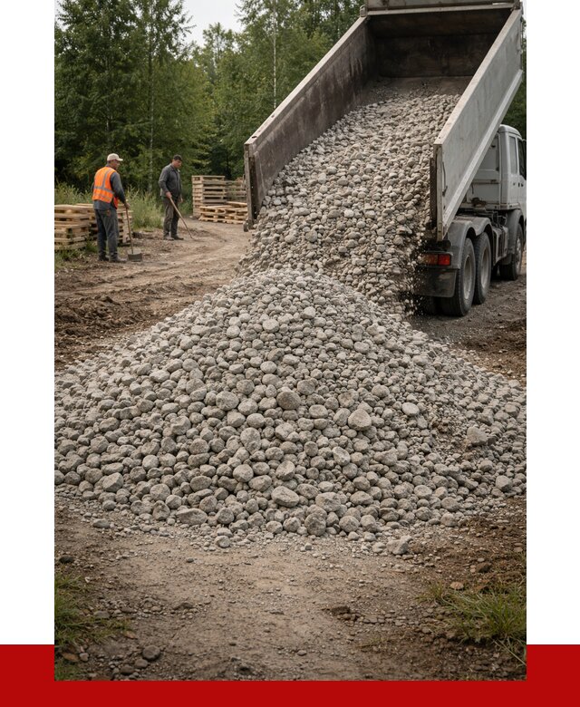 гравийный щебень фракция 70-120 в Шарыпове от 2476 р. ПРОНЕРУДШрп