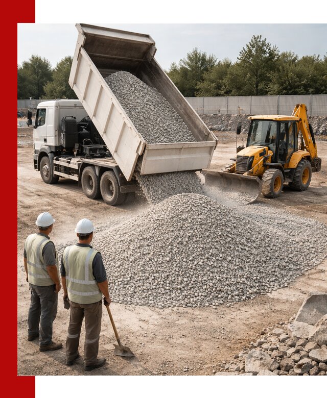 Купить известняковый щебень фракции 5–10 мм с доставкой в Шарыпове