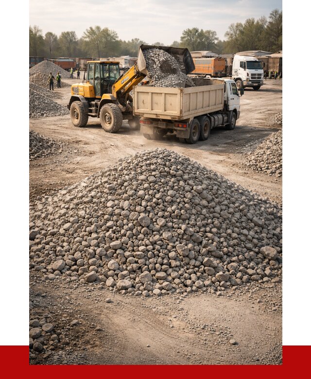 Вторичный щебень фракция 40-70 в Шарыпове от 1758 р, ПРОНЕРУДШрп