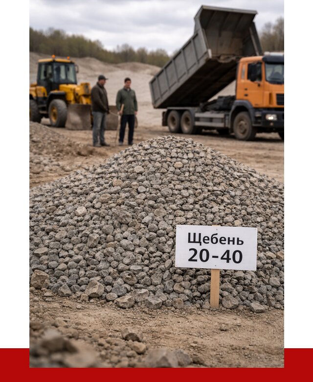 Бетонный щебень фракция 20-40 в Шарыпове от 2476 р. | ПРОНЕРУДШрп