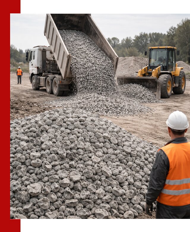 Доставка бетонного щебня фракции 20-40 в Шарыпове