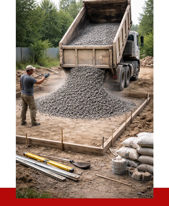 Купить щебень для фундамента в Шарыпове от 4547 р. | ПРОНЕРУДШрп
