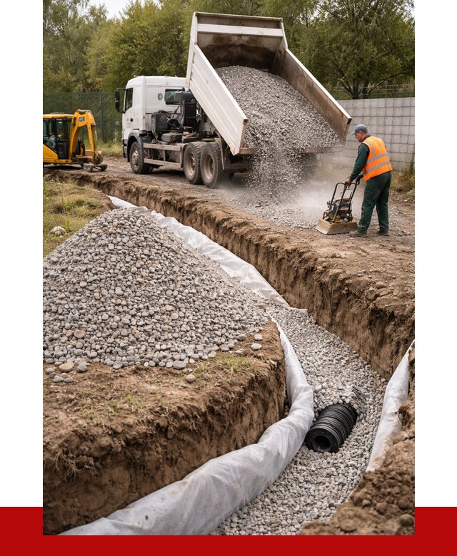 Щебень для дренажа в Шарыпове от 1869 р., ПРОНЕРУДШрп доставка