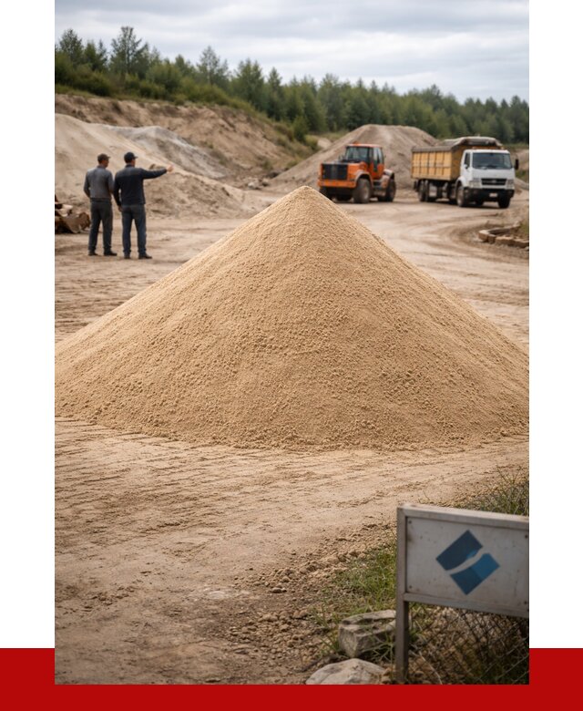 Карьерный песок навалом в Шарыпове от 1819 р. | ПРОНЕРУДШрп
