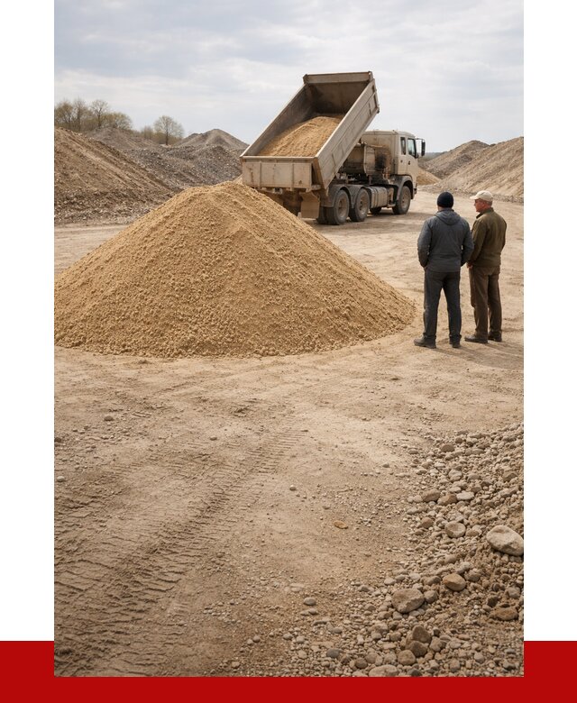 Карьерный песок крупнозернистый в Шарыпове от 8589 р | ПРОНЕРУДШрп