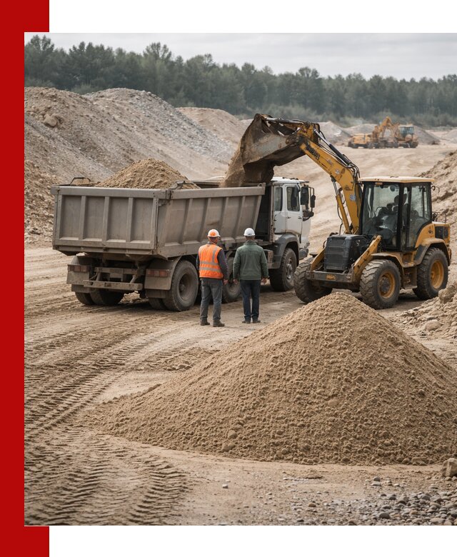 Карьерный среднезернистый песок с доставкой в Шарыпове