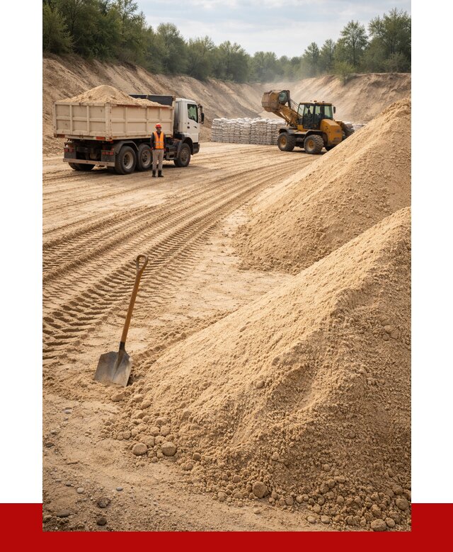 Карьерный песок мелкозернистый в Шарыпове от 9095 р. | ПРОНЕРУДШрп