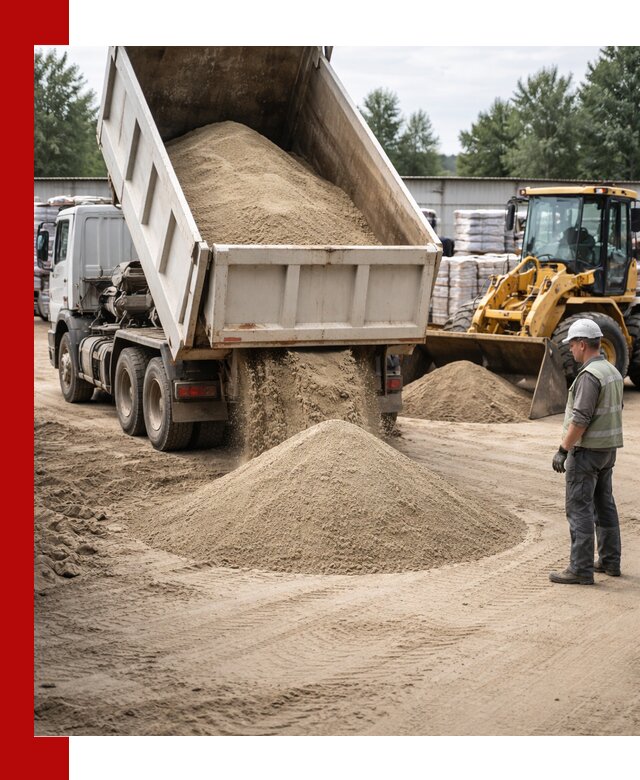 Поставка и доставка песка для бетона в Шарыпове