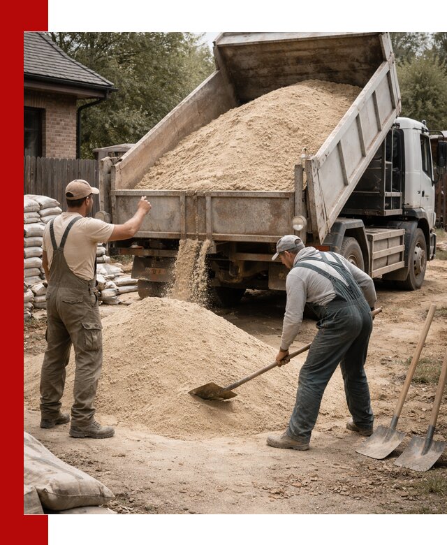 Песок для штукатурки с доставкой в Шарыпове качественный и чистый