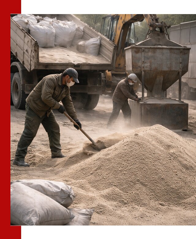 Кварцевый песок для пескоструя в Шарыпове — доставка и качество