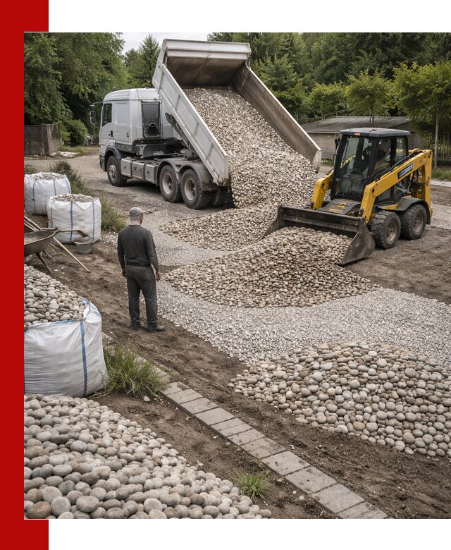 Доставка морской гальки оптом и в розницу в Шарыпове