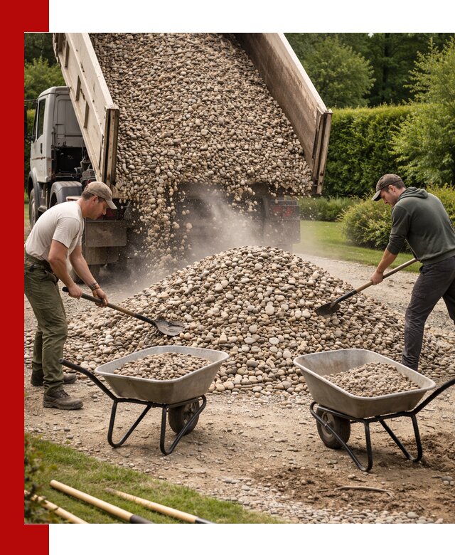 Доставка и продажа декоративной гальки в Шарыпове