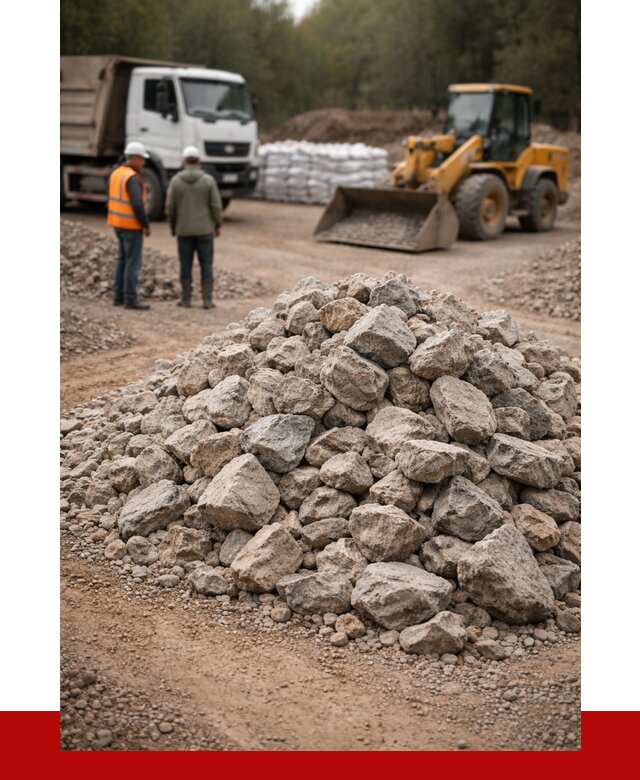 Купить бутовый камень с доставкой в Шарыпове от 2324 р. | ПРОНЕРУДШрп