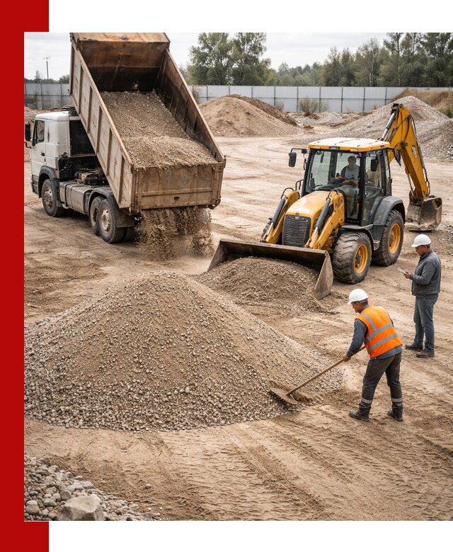 Поставка и доставка ПГС С4 в мешках и самосвалах в Шарыпове