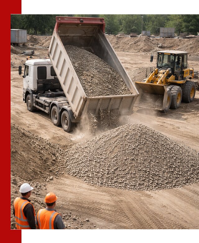 Щебень с песком (ЩГПС С2) с доставкой в Шарыпове