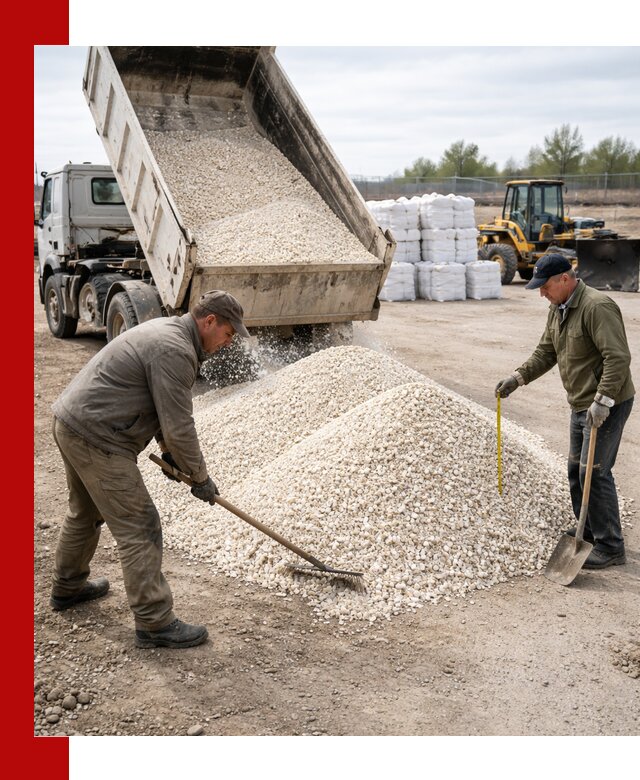 Мраморная крошка с доставкой и разгрузкой в Шарыпове