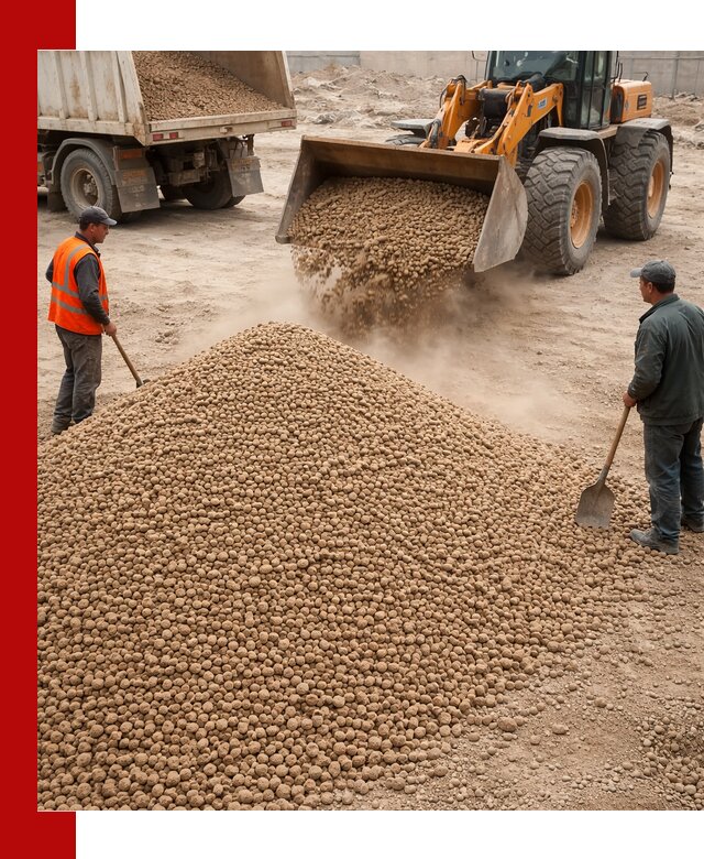 Керамзит фракция 10-20 с доставкой в Шарыпове