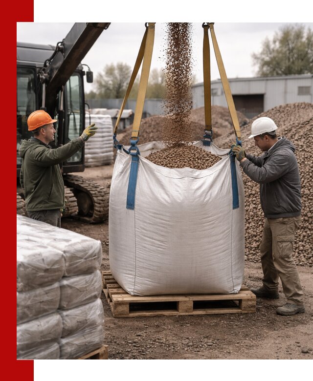 Керамзит в биг-бегах с доставкой в Шарыпове