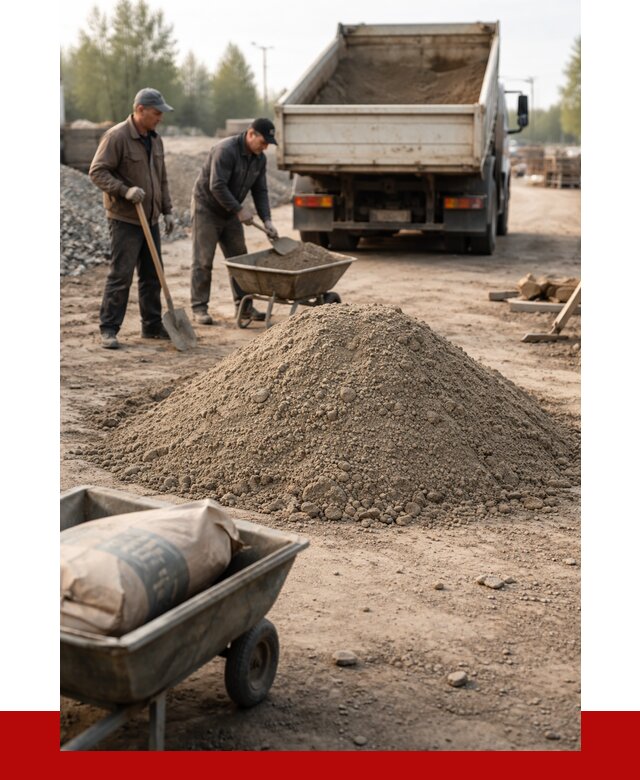 Цементно-песчаная смесь М150 в Шарыпове от 4749 р. | ПРОНЕРУДШрп