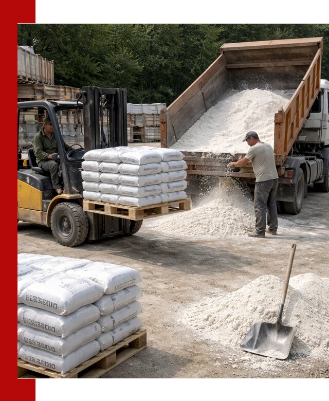 Доставка строительной извести оптом и в розницу в Шарыпове