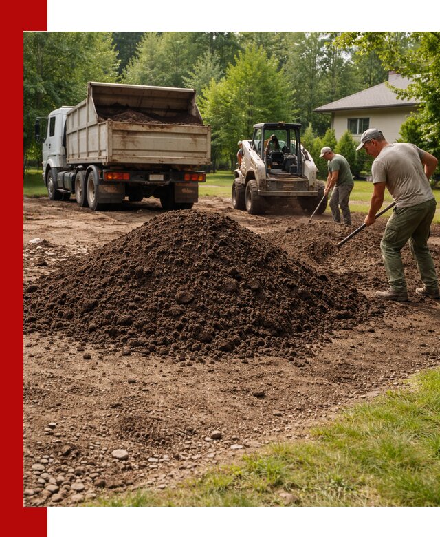 Доставка и укладка грунта для газона в Шарыпове