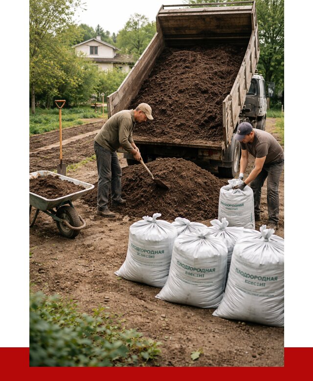Плодородная смесь в Шарыпове от 4244 р./куб с доставкой | ПРОНЕРУДШрп