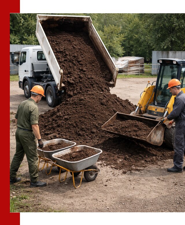 Доставка торфо-земляной смеси в Шарыпове для огорода и ландшафта