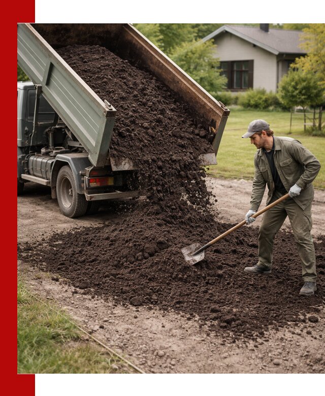 Чернозем для газона с доставкой в Шарыпове быстро и качественно