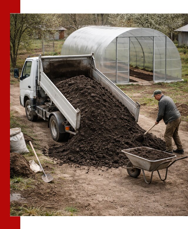 Чернозем для теплицы с доставкой в Шарыпове