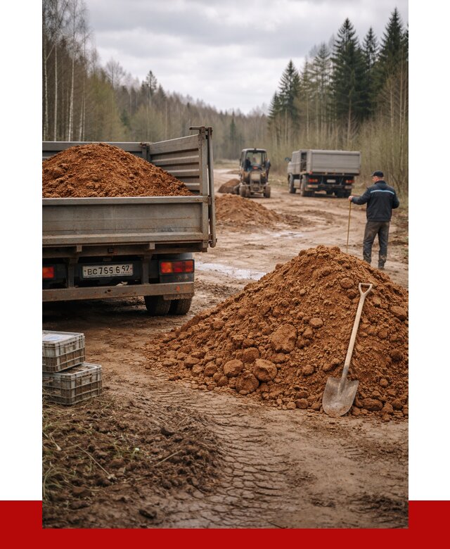 Глина и суглинки в Шарыпове от 4547 р. за куб | ПРОНЕРУДШрп