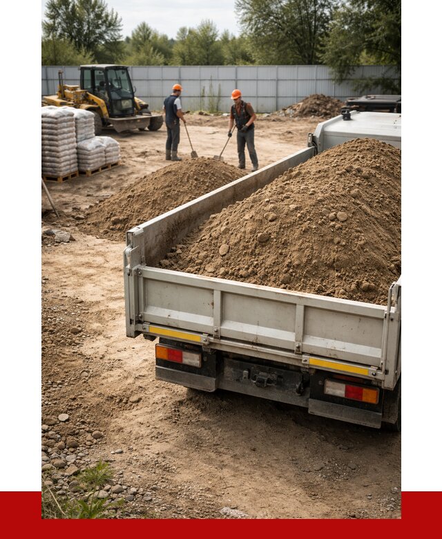 Супесь с доставкой в Шарыпове от 2476 р. за куб | ПРОНЕРУДШрп