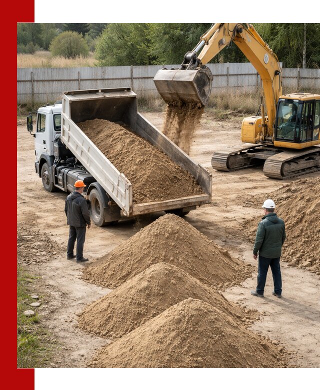 Доставка супеси вагонными и автопартиями в Шарыпове
