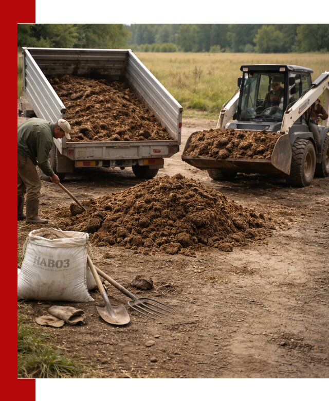 Доставка конского навоза в Шарыпове с разгрузкой и доставкой на объект