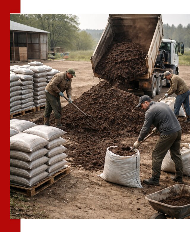Доставка компоста оптом и в розницу в Шарыпове