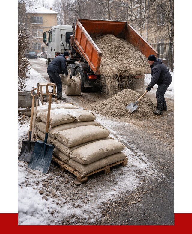 Противогололедные материалы оптом в Шарыпове от 4244 р. | ПРОНЕРУДШрп
