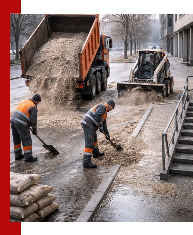 Поставка противогололедных материалов в Шарыпове