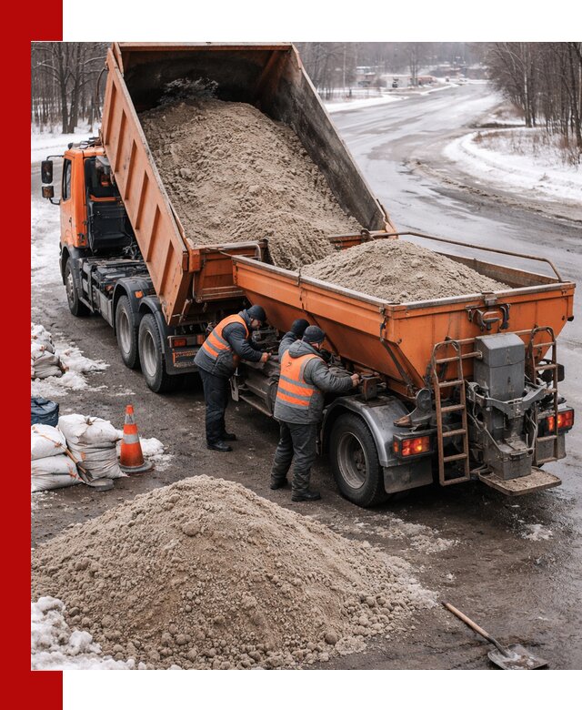 Поставка и вывоз пескосоля в Шарыпове оптом и в розницу