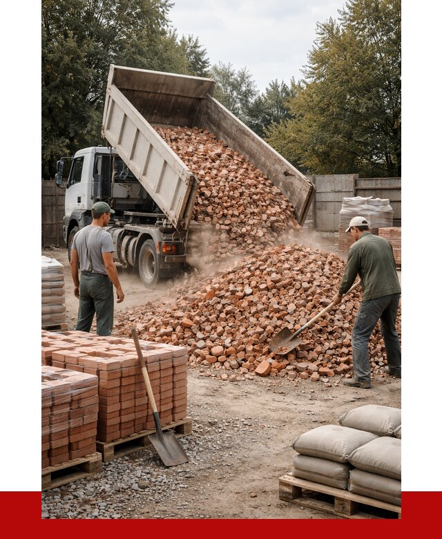 Бой кирпича в Шарыпове с доставкой от 4244 руб/куб | ПРОНЕРУДШрп