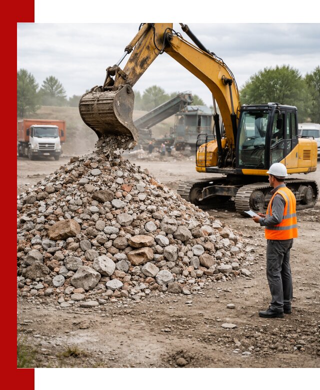 Доставка и вывоз строительного боя в Шарыпове