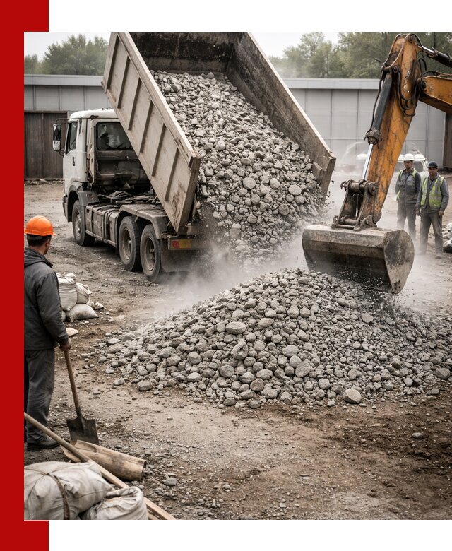 Доставка дробленого бетона в Шарыпове оптом и в розницу