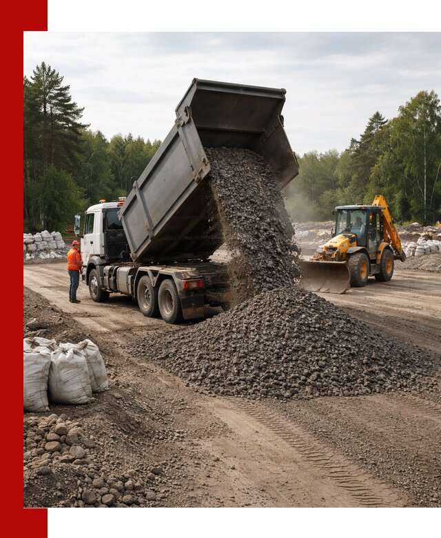 Доставка дробленого асфальта в Шарыпове для дорожных работ