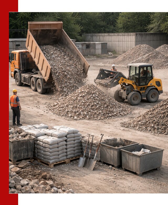 Вторичные материалы для отсыпки в Шарыпове — поставка и доставка