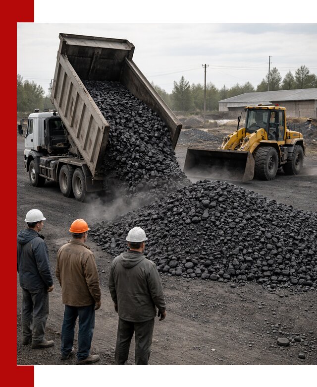 Доставка угля антрацита в Шарыпове с самосвалами и погрузкой