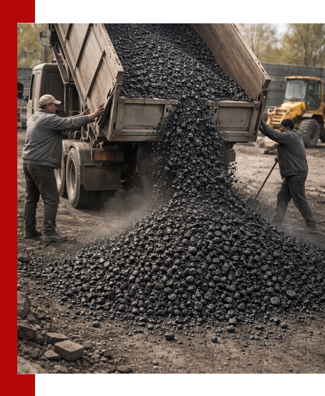 Доставка угля семечка самосвалами в Шарыпове